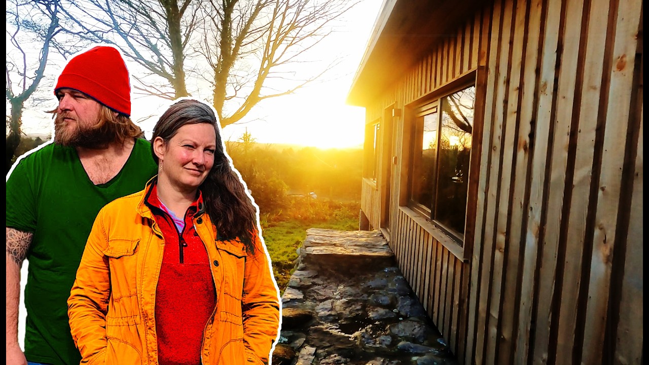 Building a 24sqm Garden Cabin on a Slope | 12-Month Off-Grid Tiny House Project