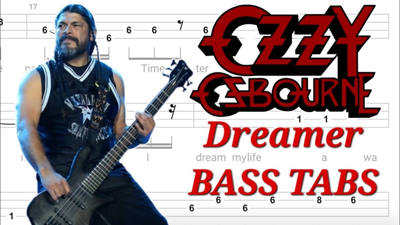 Ozzy Osbourne - Dreamer BASS TABS | Cover | Tutorial | Lesson