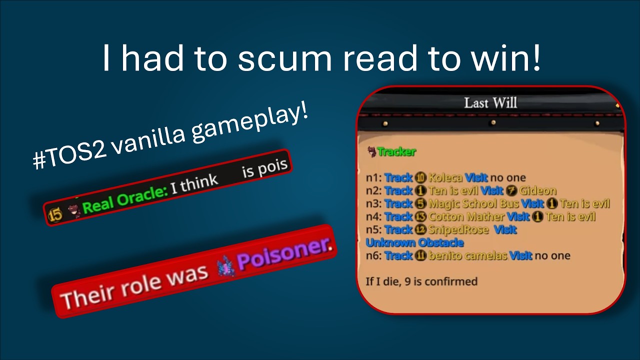 This town was so quiet, I had to use intuition - #tos2 Town Of Salem 2 #29