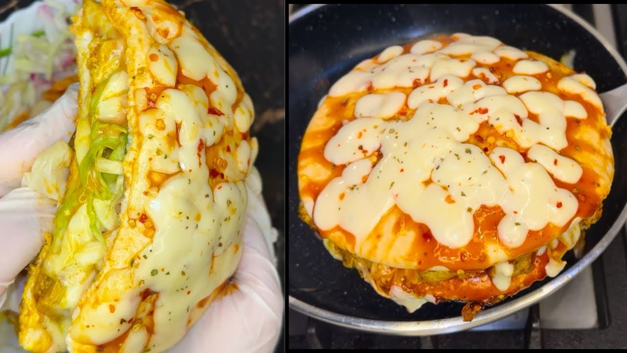 Shawarma Pizza Sandwich Recipe | Mouthwatering Fusion of Flavors! | Ramadan Iftar Special Recipe