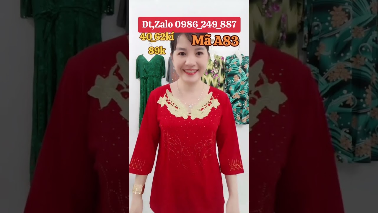 💥Mã A83. Ngày 8/3(Clip số 2)☎️Đt,zalo 0986_249_887. Áo Thun Sang Đẹp (40-62kí)(89k)💓