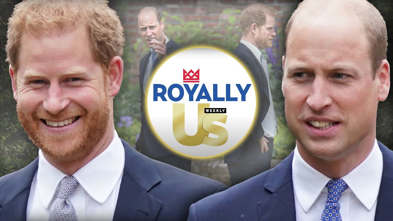 Prince Harry & Prince William Body Language Break Down At Princess Diana's Statue Unveiling
