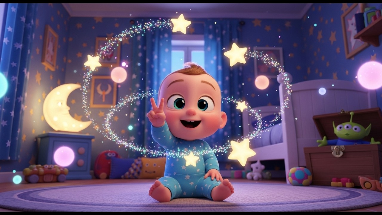 Good Night Baby Stars – Calm Sleep Time Rhymes & Lullabies for Babies and More Mixed Rhymes! 🌟😴🎵