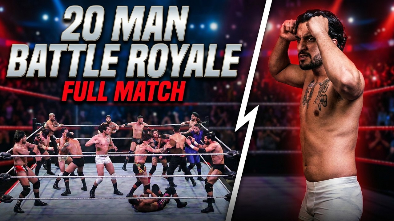 20 Man Battle Royale - Indian Pro Wrestling [ENG] #prowrestling