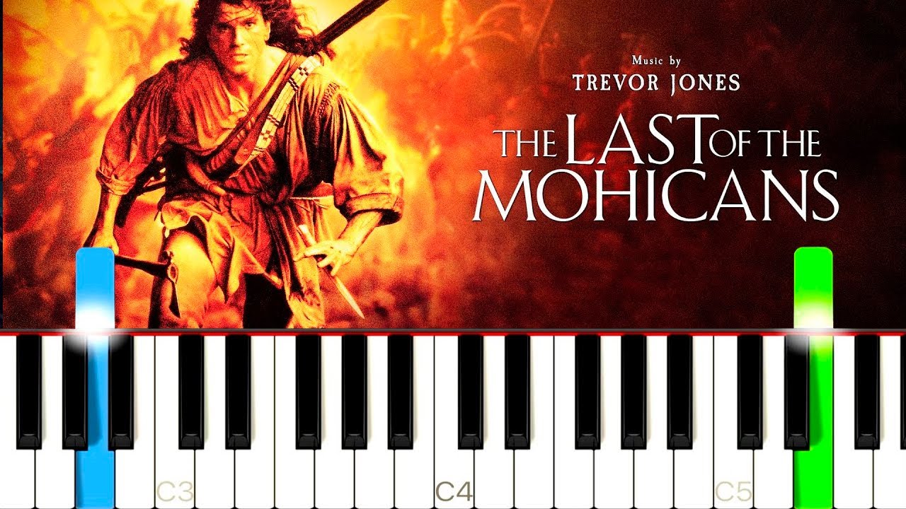 The Last Of The Mohicans Theme | PIANO SHEET MUSIC + MIDI 🎹