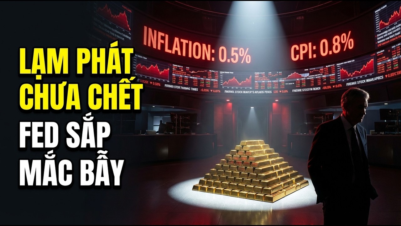 Lạm Phát Chưa Chết, Fed Mắc Bẫy, Vàng Hướng 6000 USD