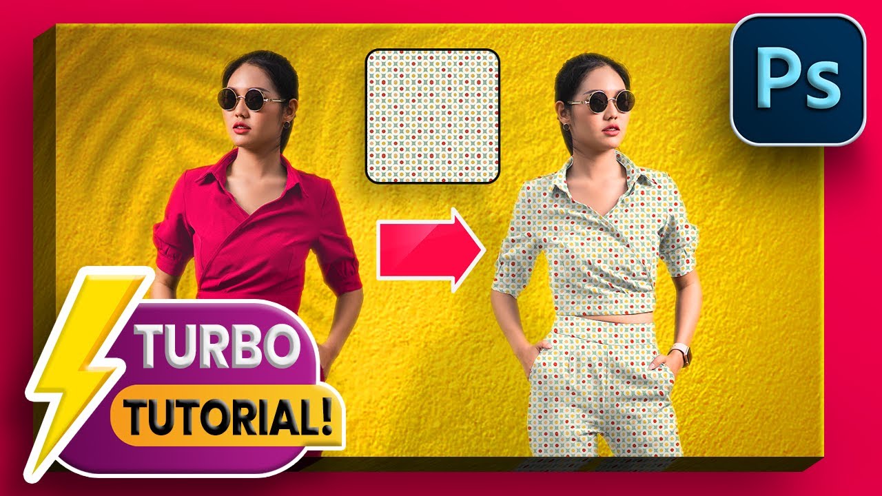 Cómo APLICAR MOTIVOS USANDO PHOTOSHOP | Cómo CAMBIAR el COLOR de la ROPA con Photoshop