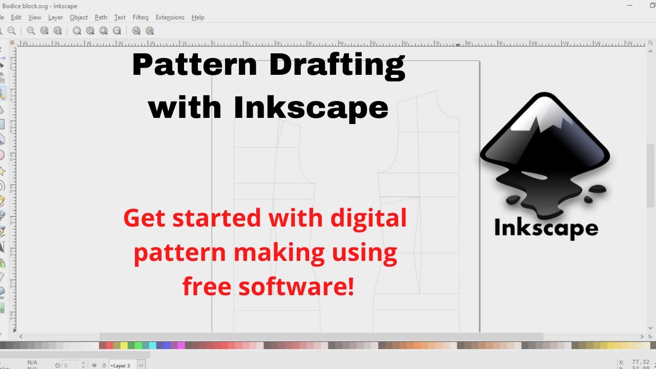 Tutorial: Pattern drafting using free software Inkscape