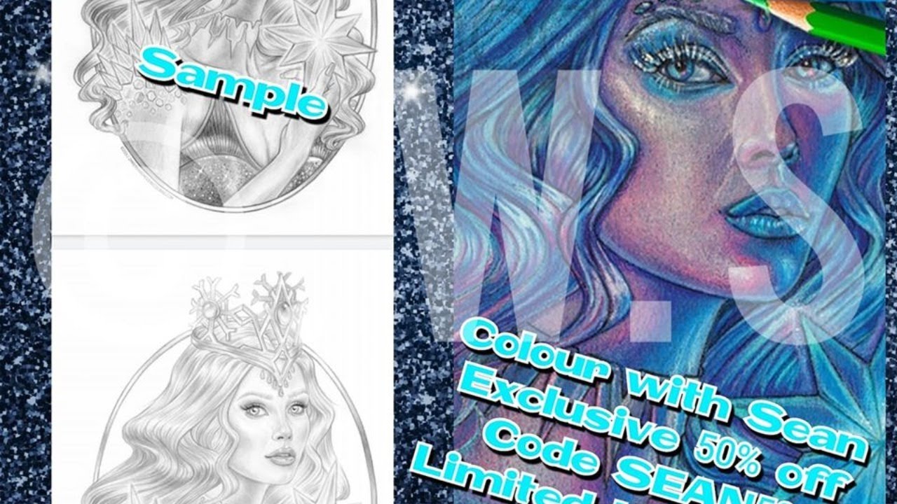 Crystal Queen Adult Colour A-long feat Jennifer Zimmermann