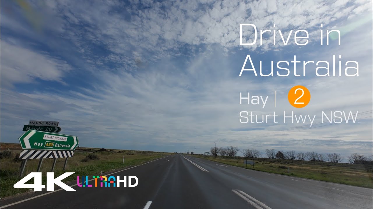ASMR | Relaxing Drive | Australian Highway Rides | Hay NSW | Ep.02