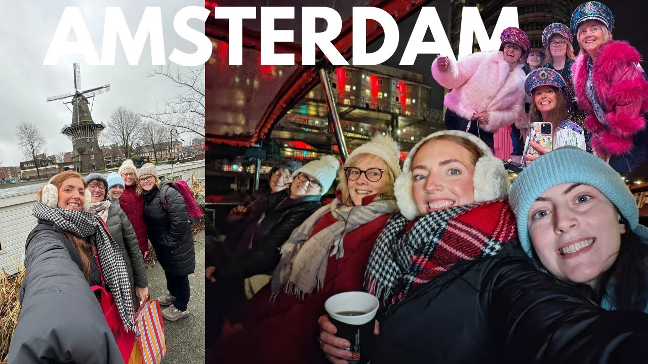 AMSTERDAM VLOG | Aer Lingus DUB-AMS, Heineken Experience, The Upside Down & Festival Lights Cruise