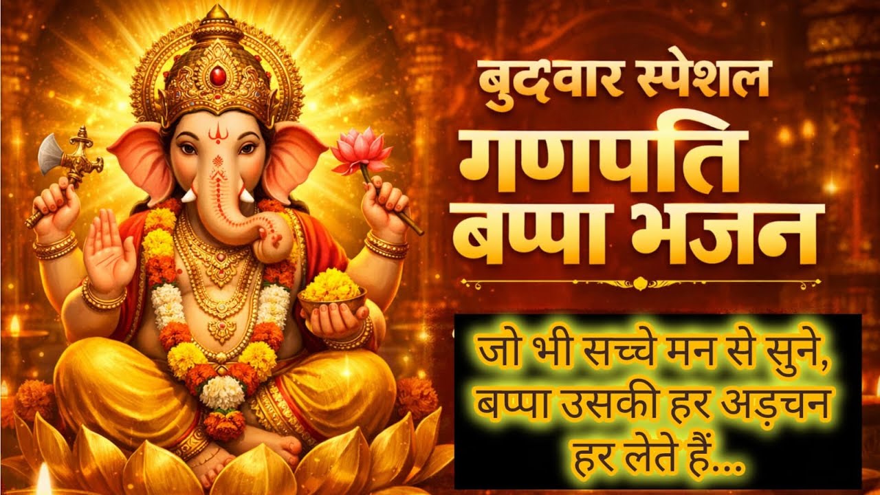 🔴Live Ganpati Bhajan | Wednesday Special Ganesh Vandana | Ganpati Bappa Morya | Pauranik Rahasya