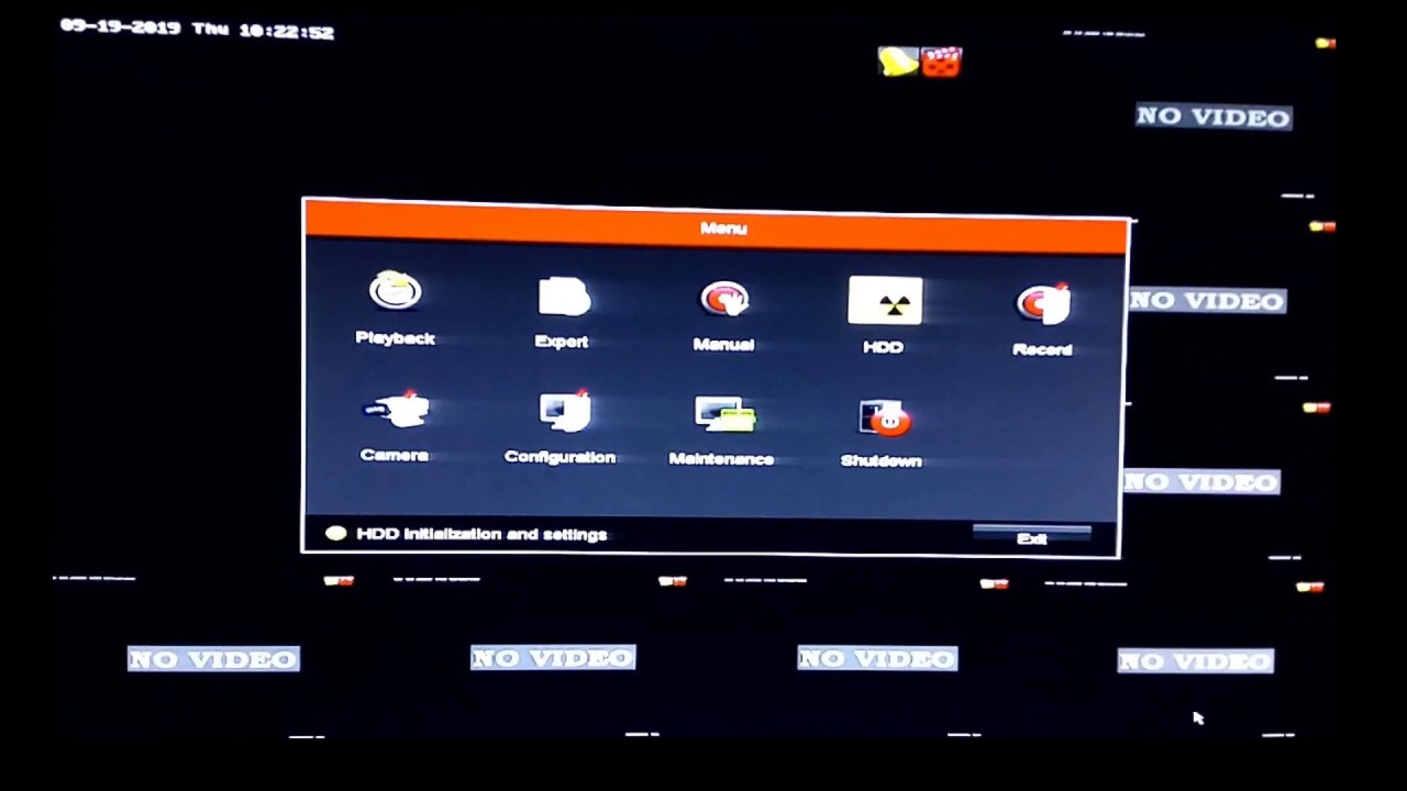DVR 7100 | No recording | On Hard Disk | No Recording On Hard Disk