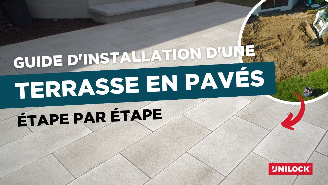 Guide d'installation d'une terrasse en pavés étape par étape