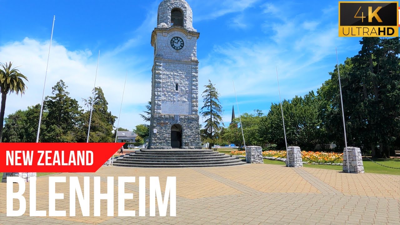 Blenheim, New Zealand | 4K Walking Tour