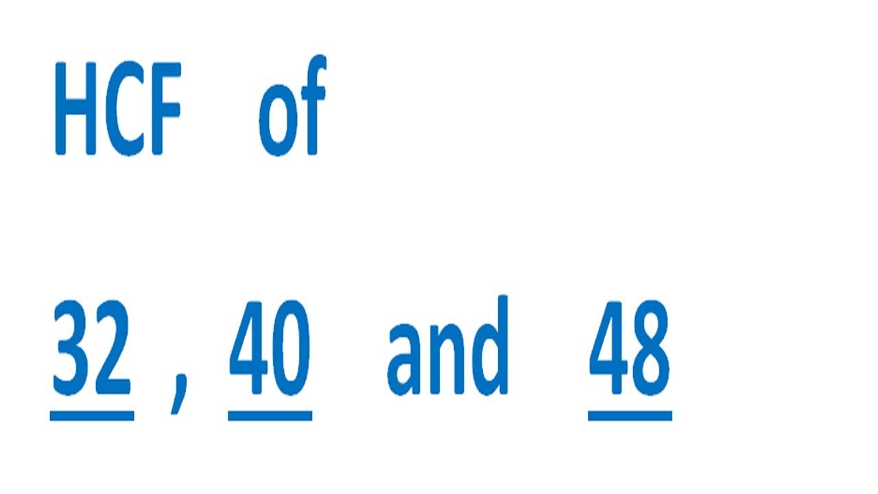 HCF 32, 40 и 48
