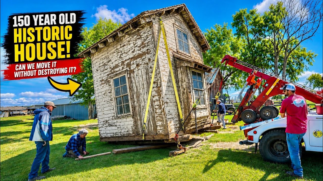 Wrecker VS 150 Year Old House.  Can We Save History??
