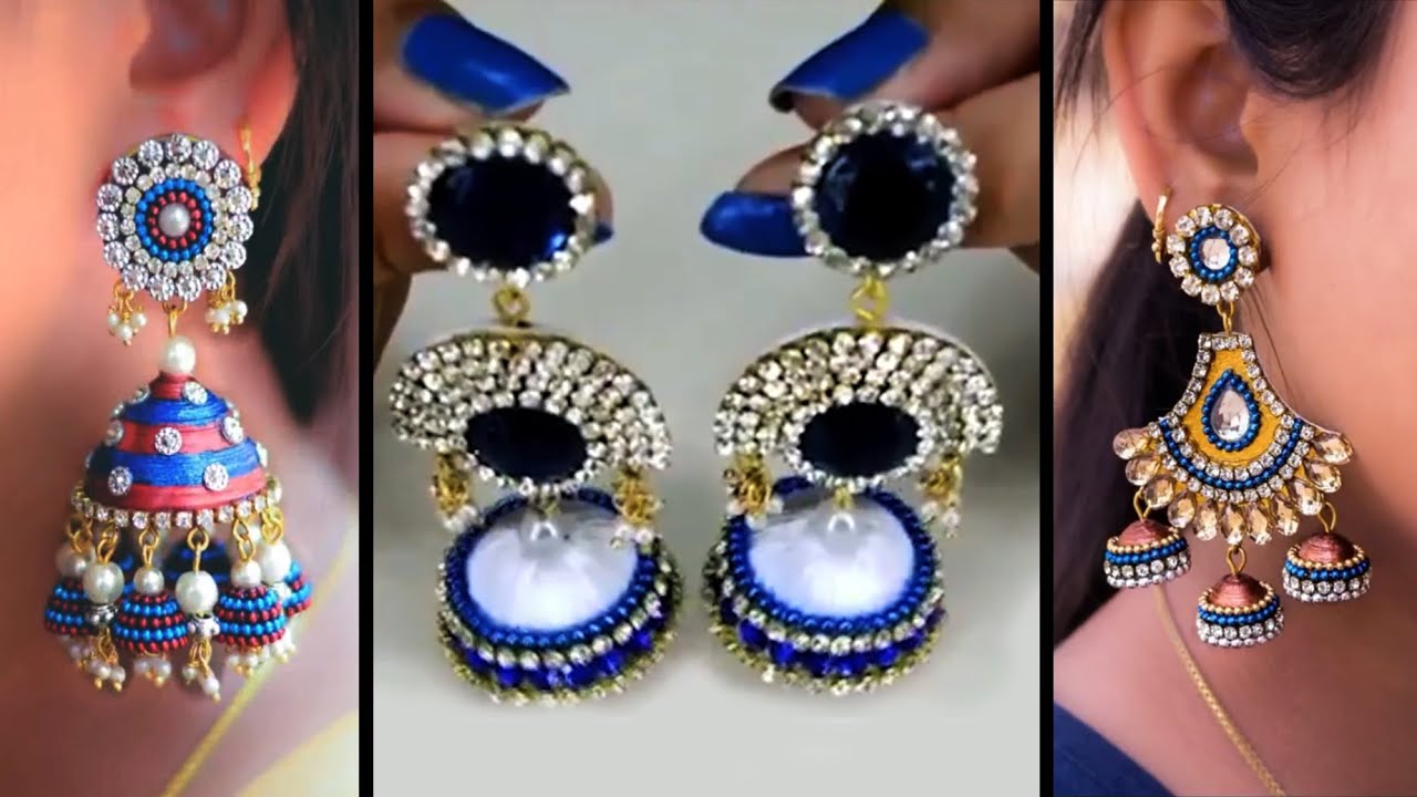 3 easy long Earring | Earring for Long earring lovers | Best for party-wear