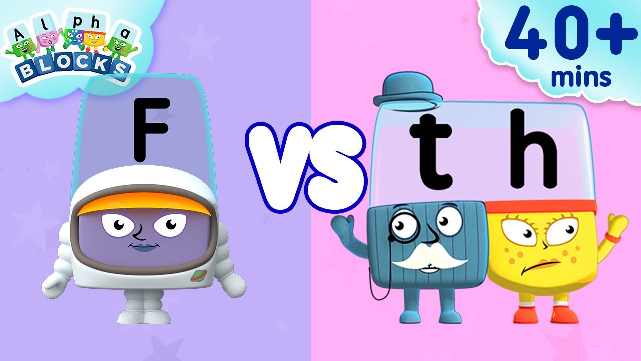 Spelling Made Easy - F vs TH ✏️ | Learn to Read and Spell | Alphablocks