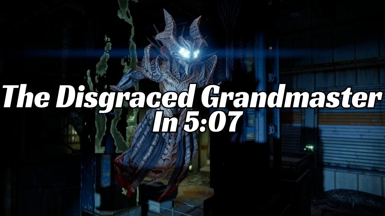 The Disgraced Grandmaster In 5 Minutes (5:07 WR, Destiny 2)