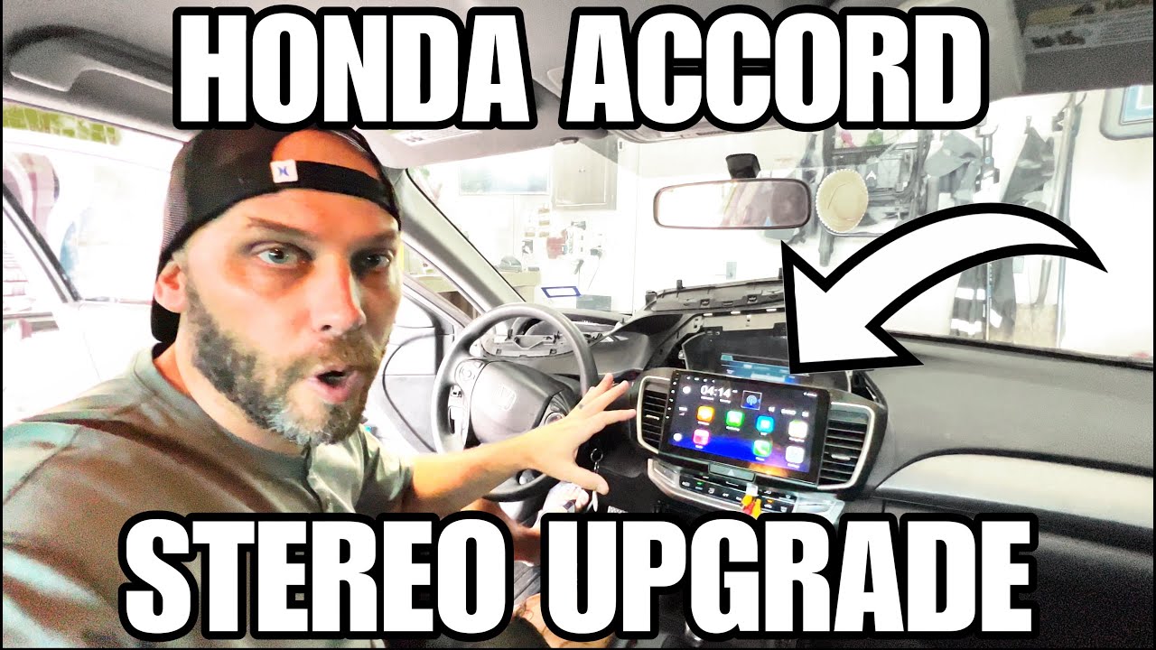 APPLE CAR PLAY / HONDA ACCORD STEREO INSTALL / 2013 - 2017 / ANDROID AUTO / DIY