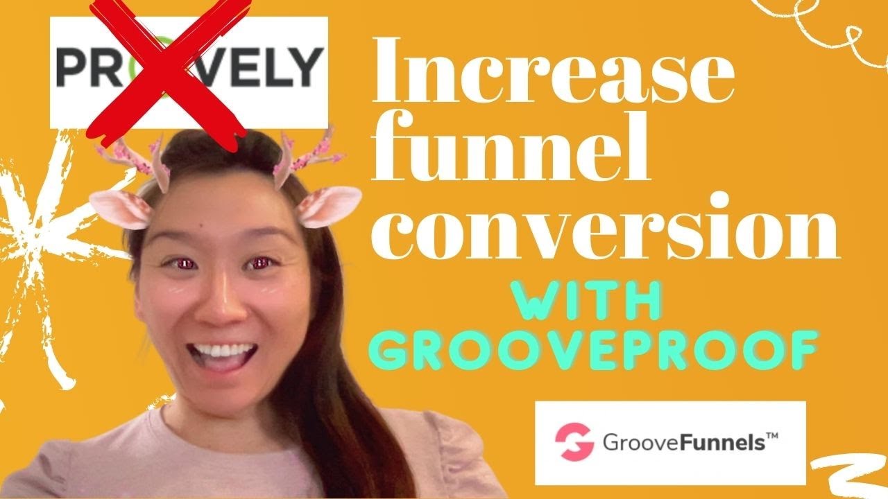 Use GrooveProof to show social proof just like Provely in your funnel