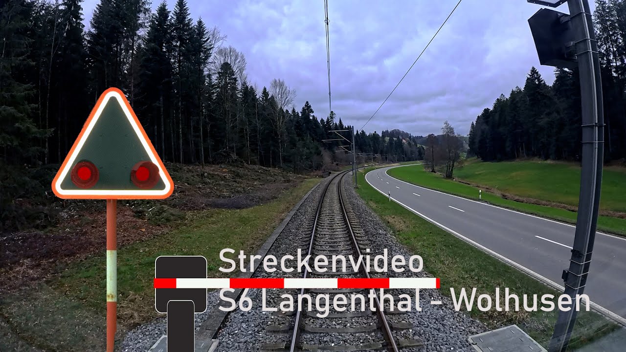 Führerstandsmitfahrt / cab ride S6 Langenthal - Wolhusen