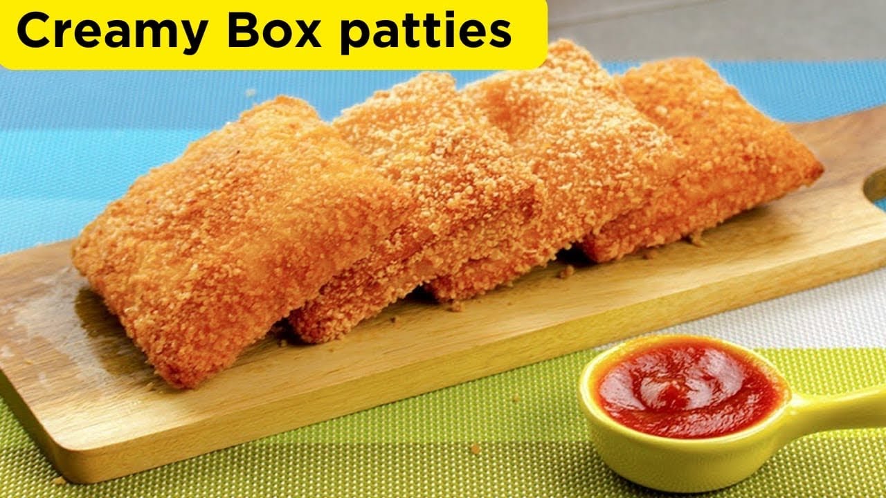 Creamy Chicken Box patties Recipe || Ramadan Special || Crispy Chicken parcels||