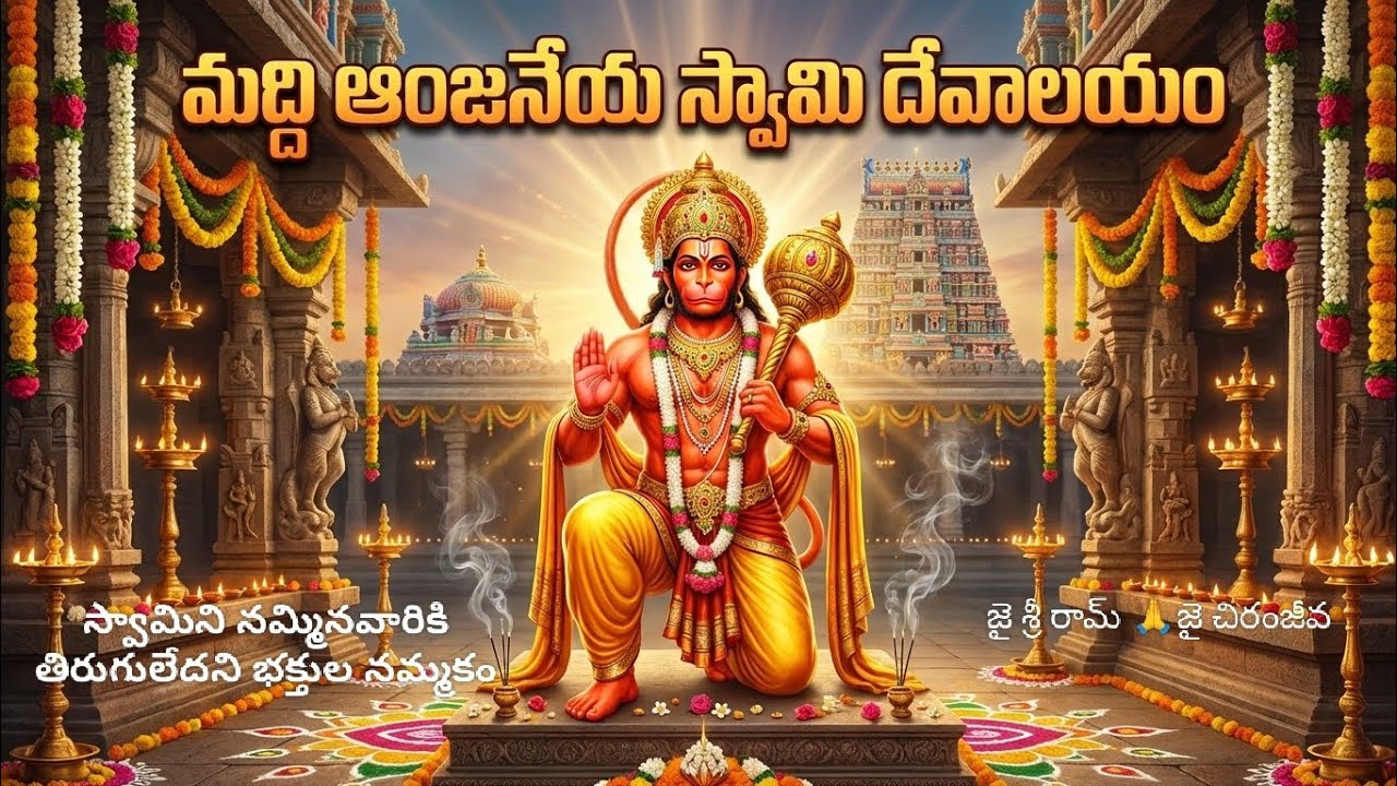  మద్ది ఆంజనేయ స్వామి దేవాలయం, maddi anjaneya swami Temple,జంగారెడ్డిగూడెం