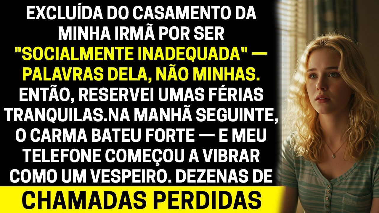 Fui cortada do casamento da minha irmã — ela disse que eu era inadequada. Então, tomei uma atitude.