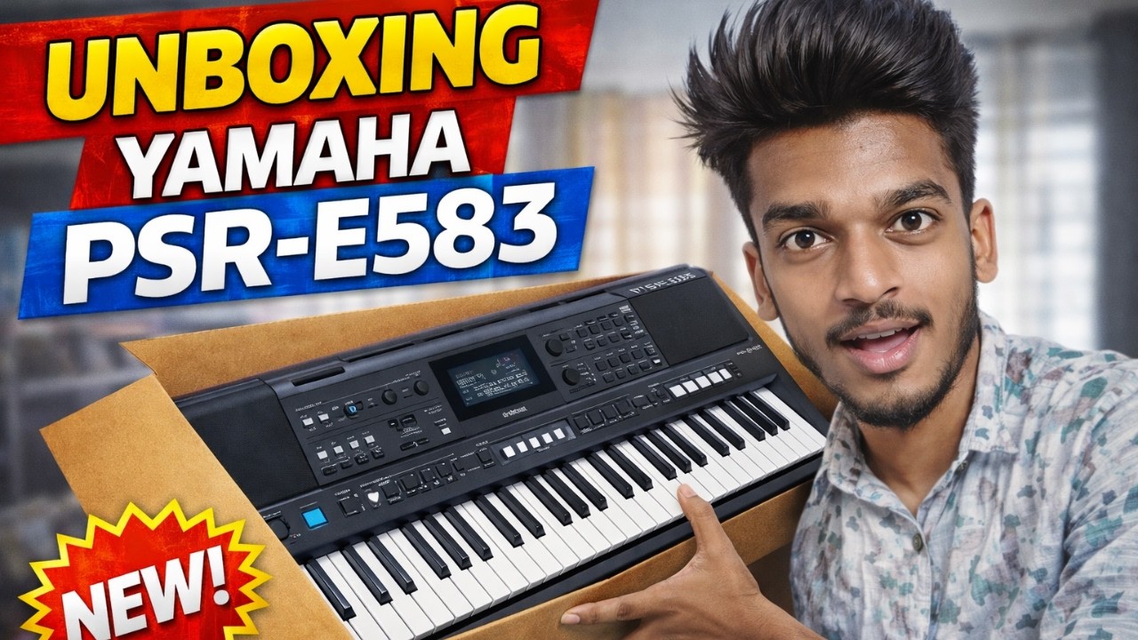 Unboxing My Product #SamEnnumNaan #tamilvlogs #YamahaPSRE583