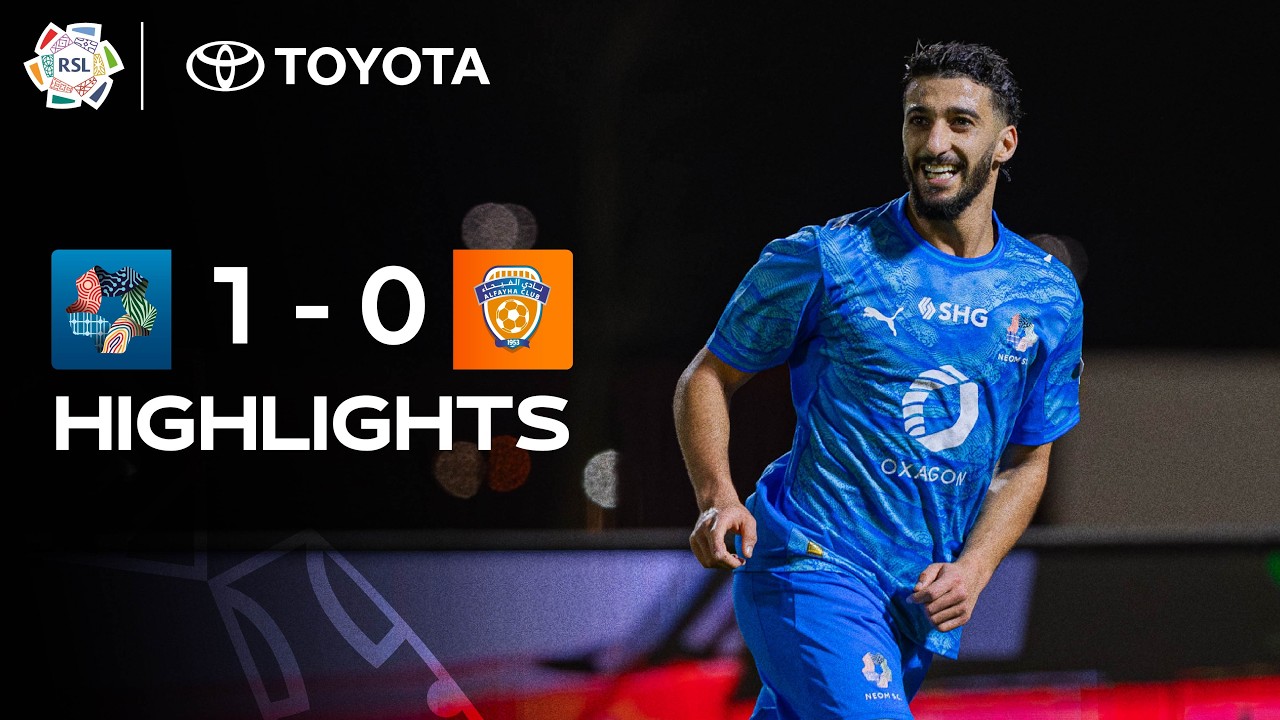 NEOM SC win it late thanks to Said Benrahma! 🇩🇿 | Powered by Toyota