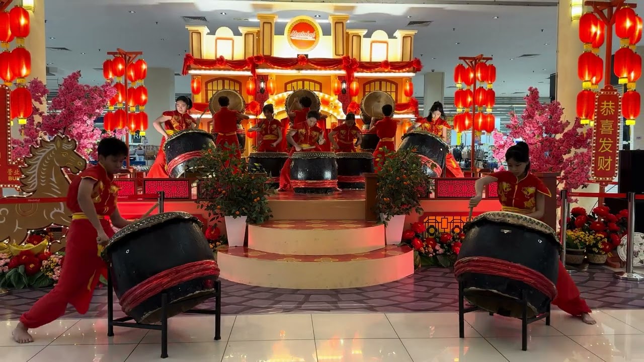 PAHANG THE DRUMMER 彭亨淡属四季廿四节令鼓 20260210 Mentakab Mall chinese new year event 