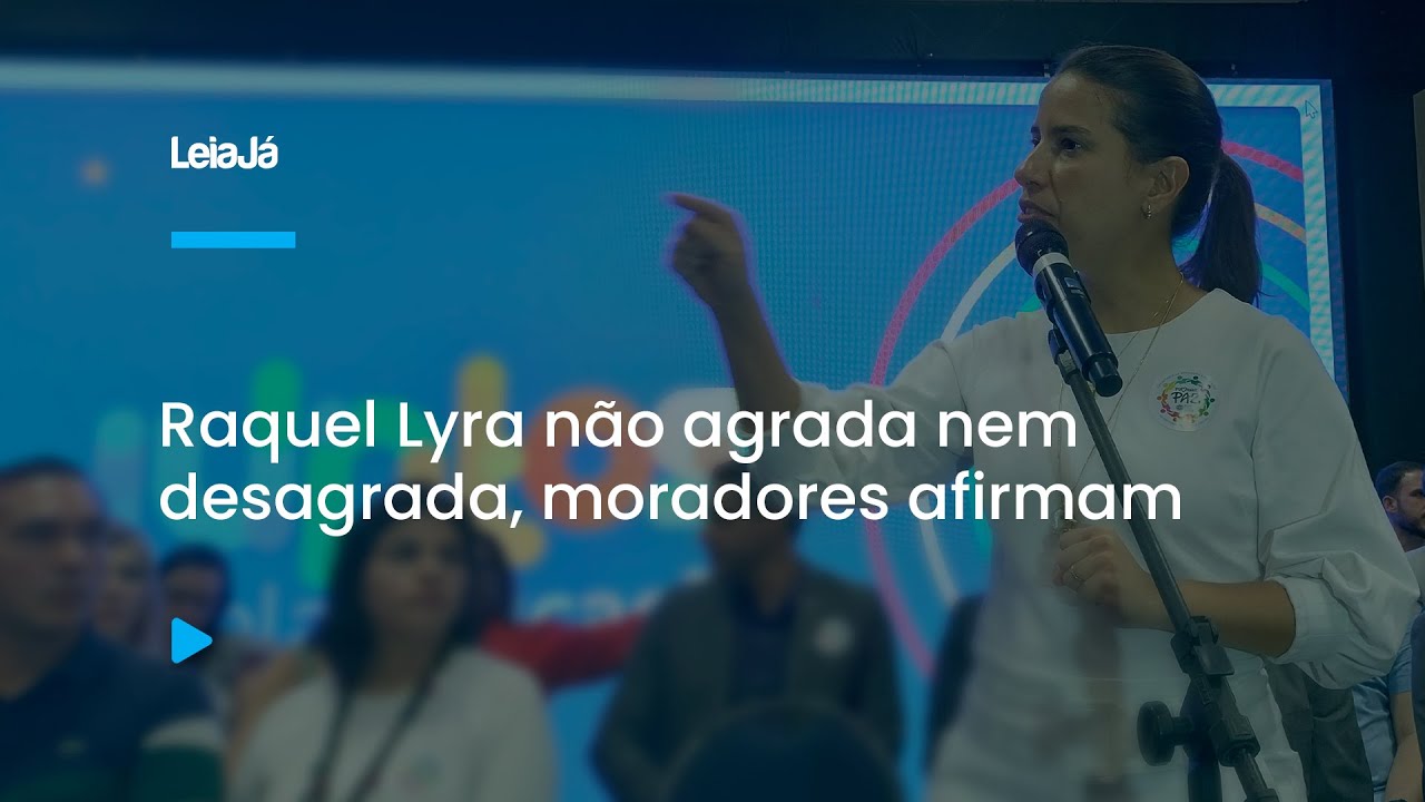FALA POVO: Raquel Lyra n&atilde;o agrada, nem desagrada