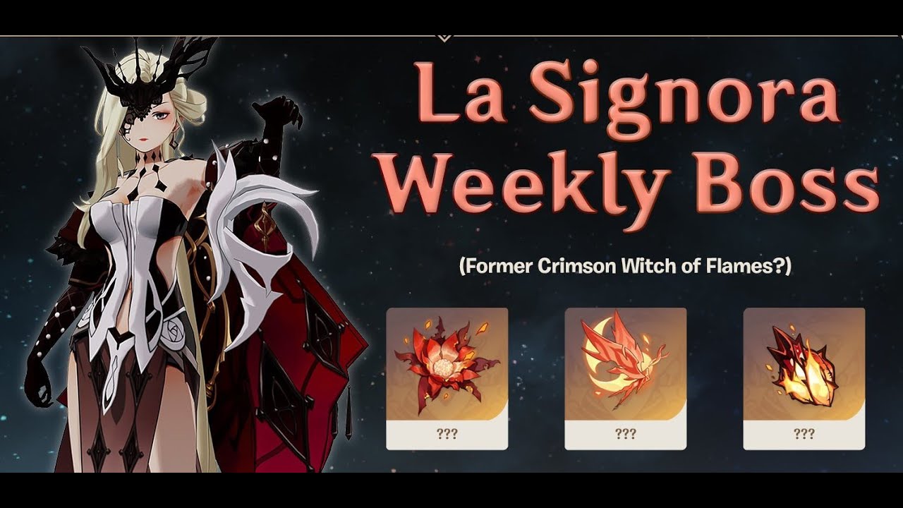 BOSS FIGHT La Signora Theme (All Phase) (Weekly Boss Ost)
