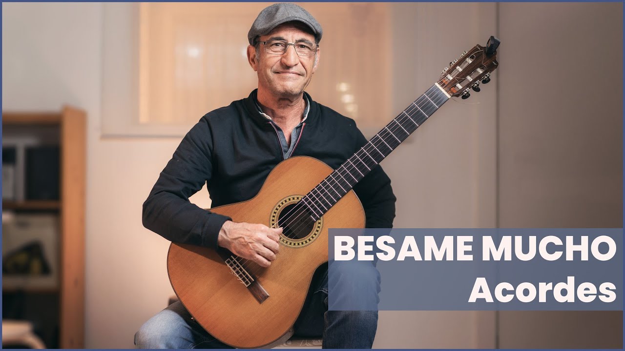 Como tocar 👉👉 BESAME MUCHO en Guitarra 👈👈👈/ Acordes y TRUCOS para que suene Impecable/