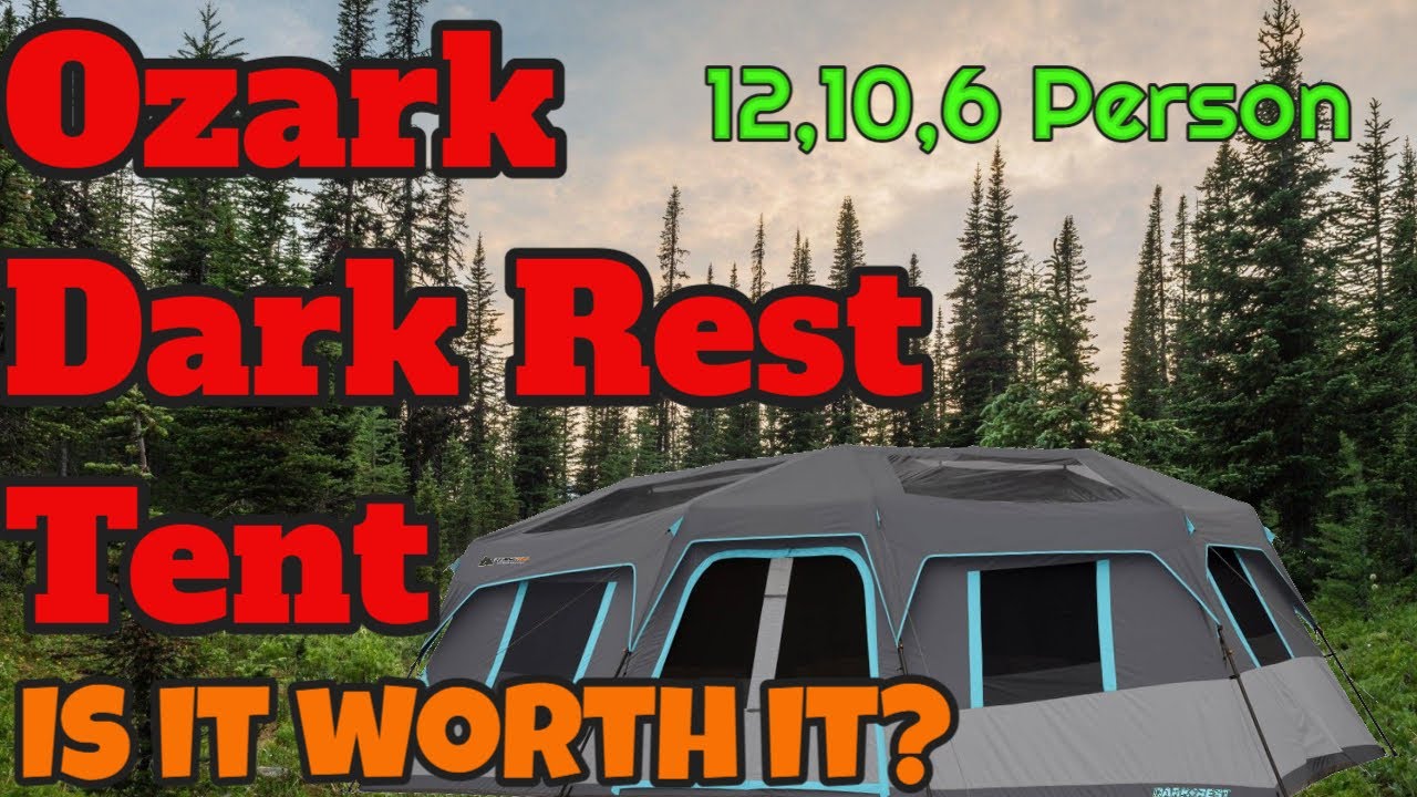 Палатка для отдыха Ozark Dark - 12-местная палатка для отдыха Ozark Trail! Полный обзор и установка.