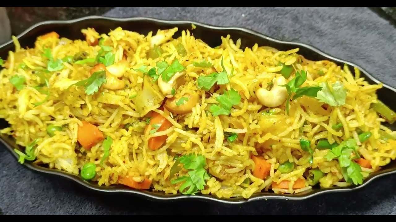 Easy pulao recipe for lunch | Veg Pulao Recipe | Easy OnePot Pulao Recipe | वेज पुलाओ बनाने का तरीका