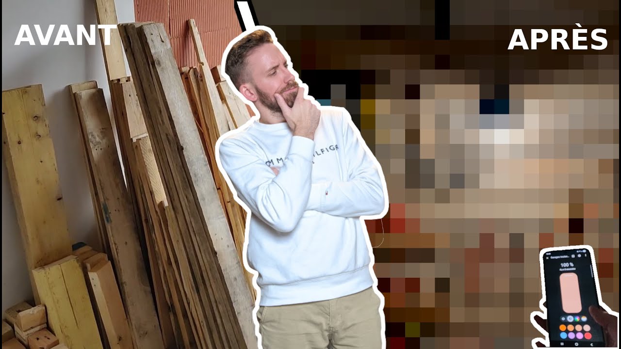 J'aménage un atelier dans le garage avec du bois de palette (1/2)