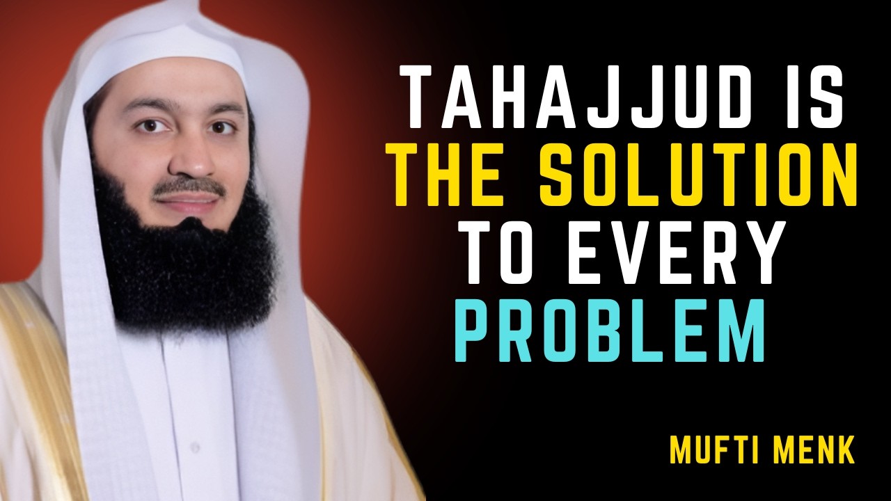 “Tahajjud is the solution to every problem. #muftimenk #islamicmotivation #islamicreminder