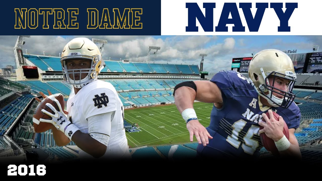 A Rare Win for the Underdogs! (Notre Dame Vs Navy, November, 2016)