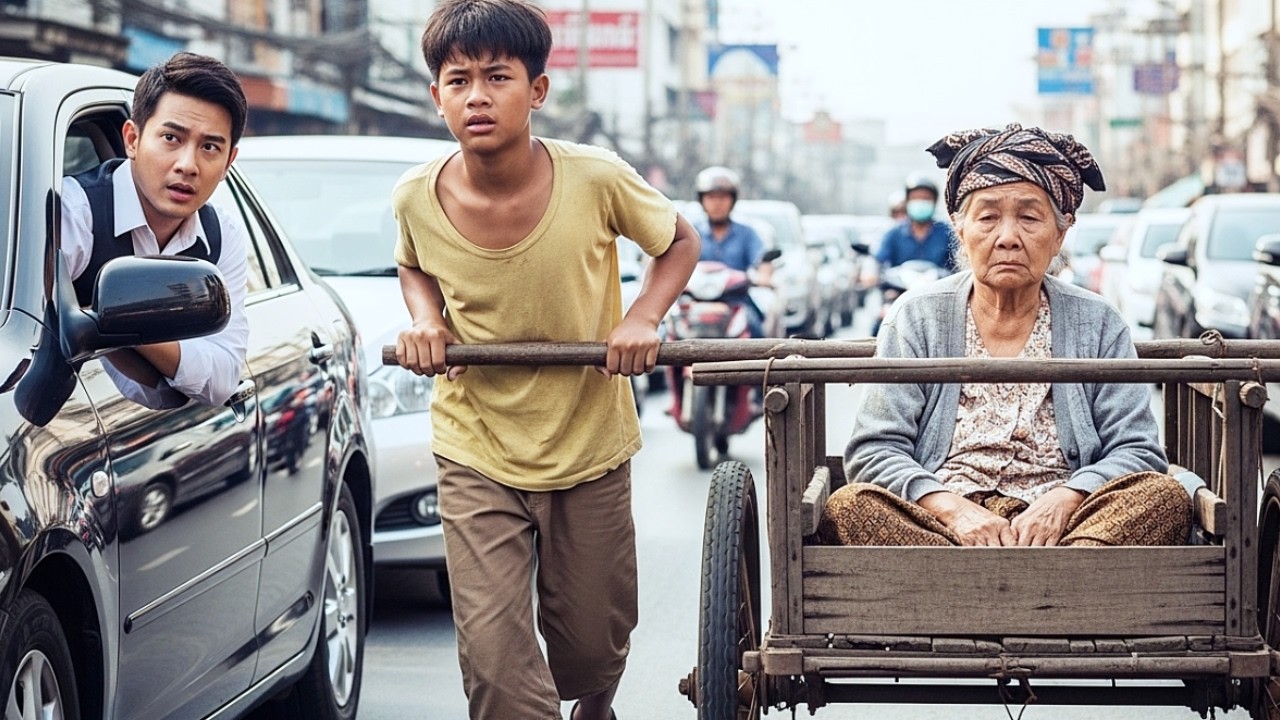 มหาเศรษฐีเบรกกะทันหันกลางถนน เมื่อรู้ว่าผู้หญิงบนรถขยะคือแม่ของเขา