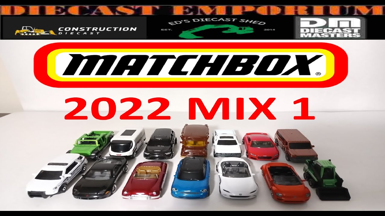 2022 Matchbox Diecast Cars and Trucks Mix 1 Unboxing and Review