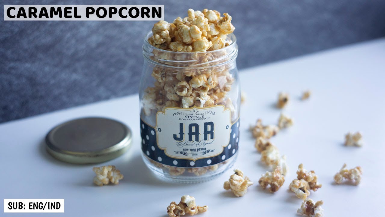 SALTED CARAMEL POPCORN EASY RECIPE | POPCORN KARAMEL