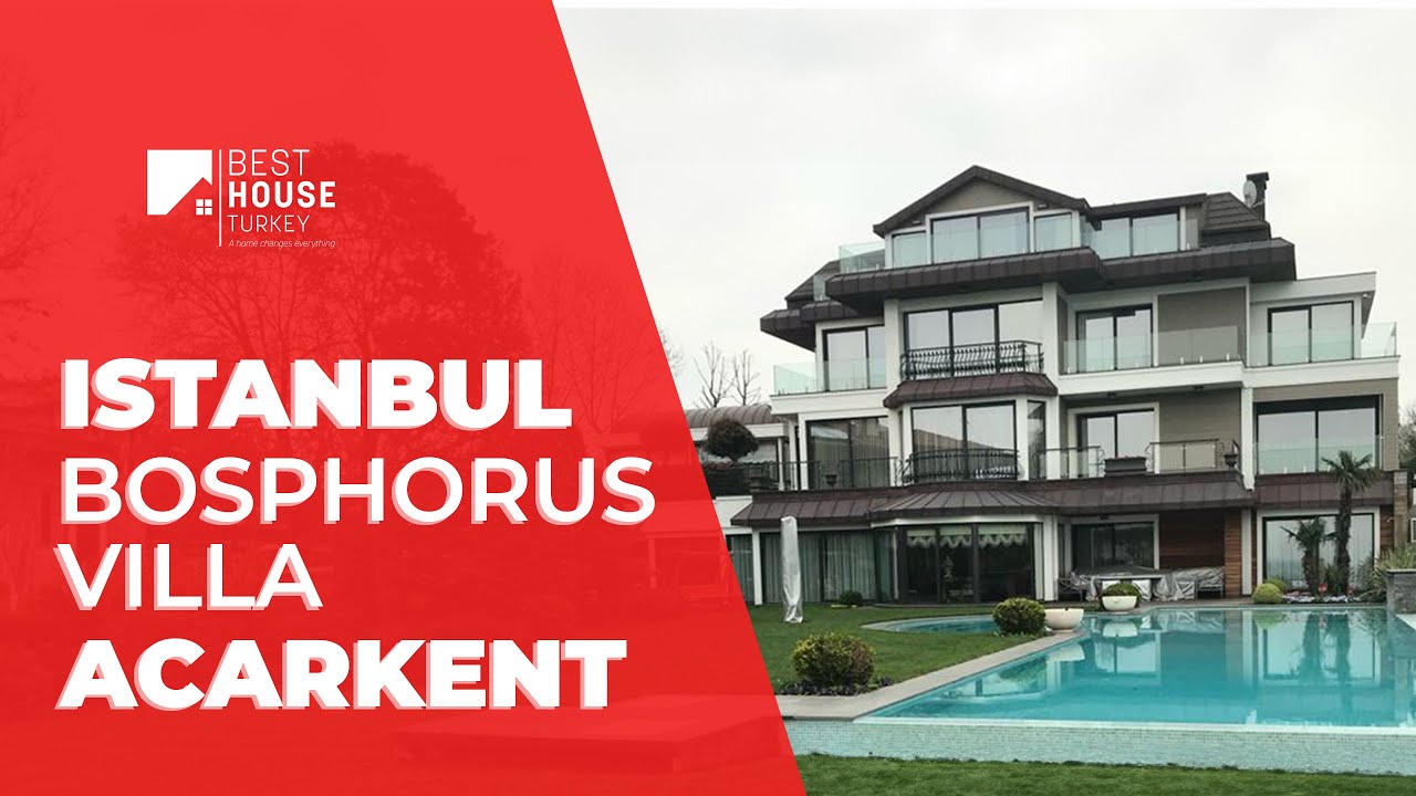 Sea View Villa For Sale in Istanbul – Bosphorus Villa Acarkent