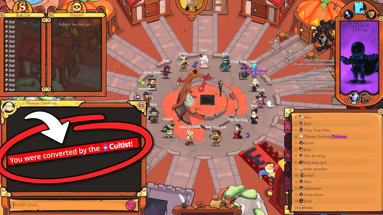 I decided to play for the WRONG side | Town of Salem 2