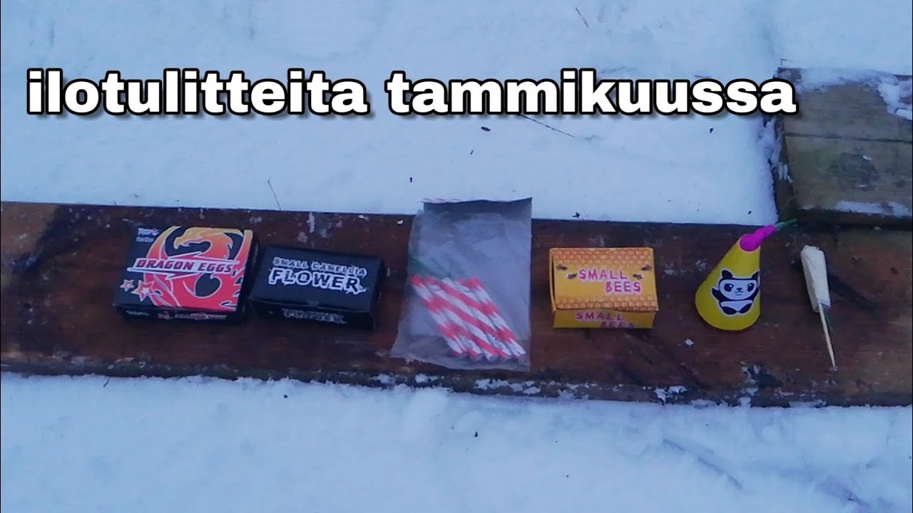 Some firecrackers in january