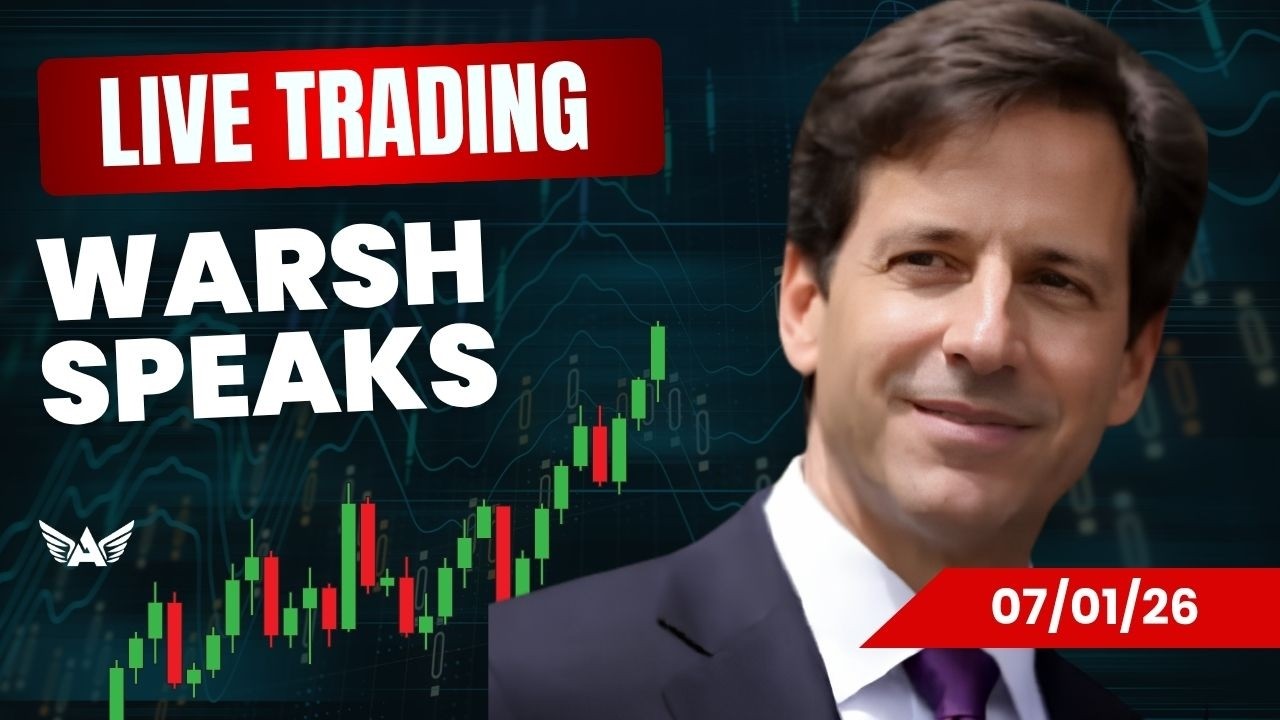 LIVE Trading Warsh's Speech  Gold, Nasdaq, Forex | A1 Trading Show