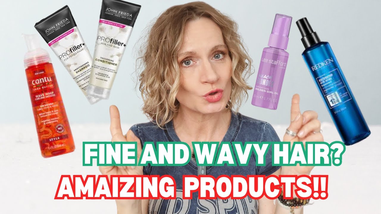 How To care for FINE WAVY HAIR - AMAIZING Products for ageing hair