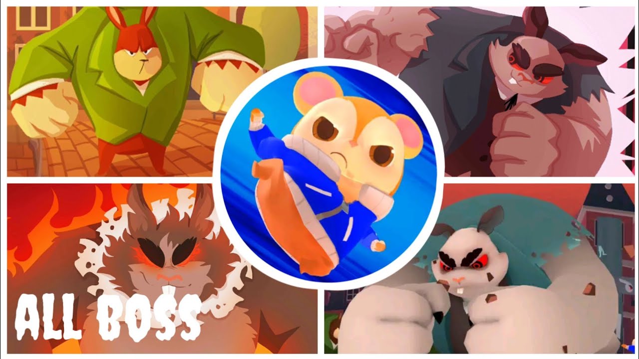 Hamsterdam - all bosses + ending